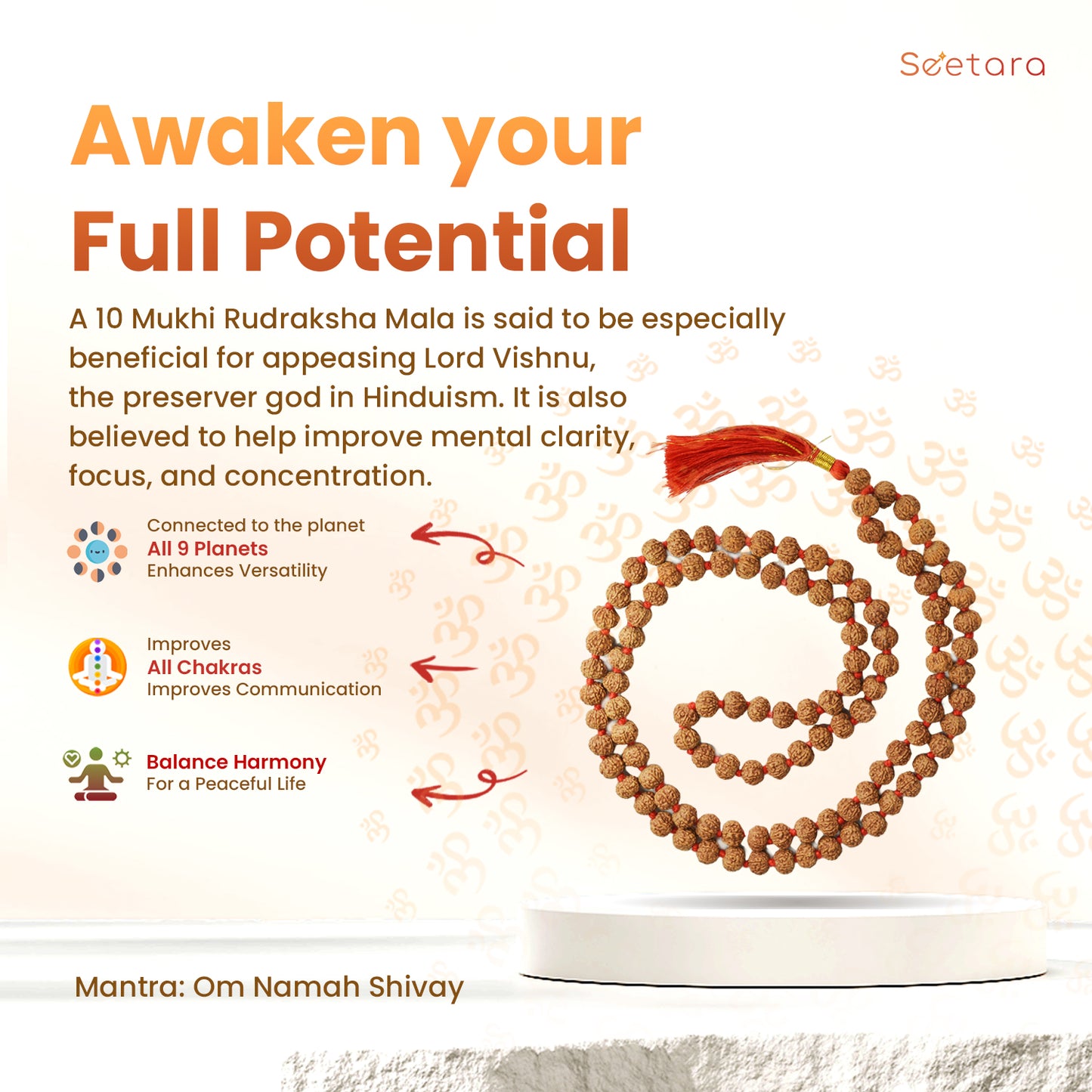 10 Mukhi Rudraksha Mala (Indonesian)