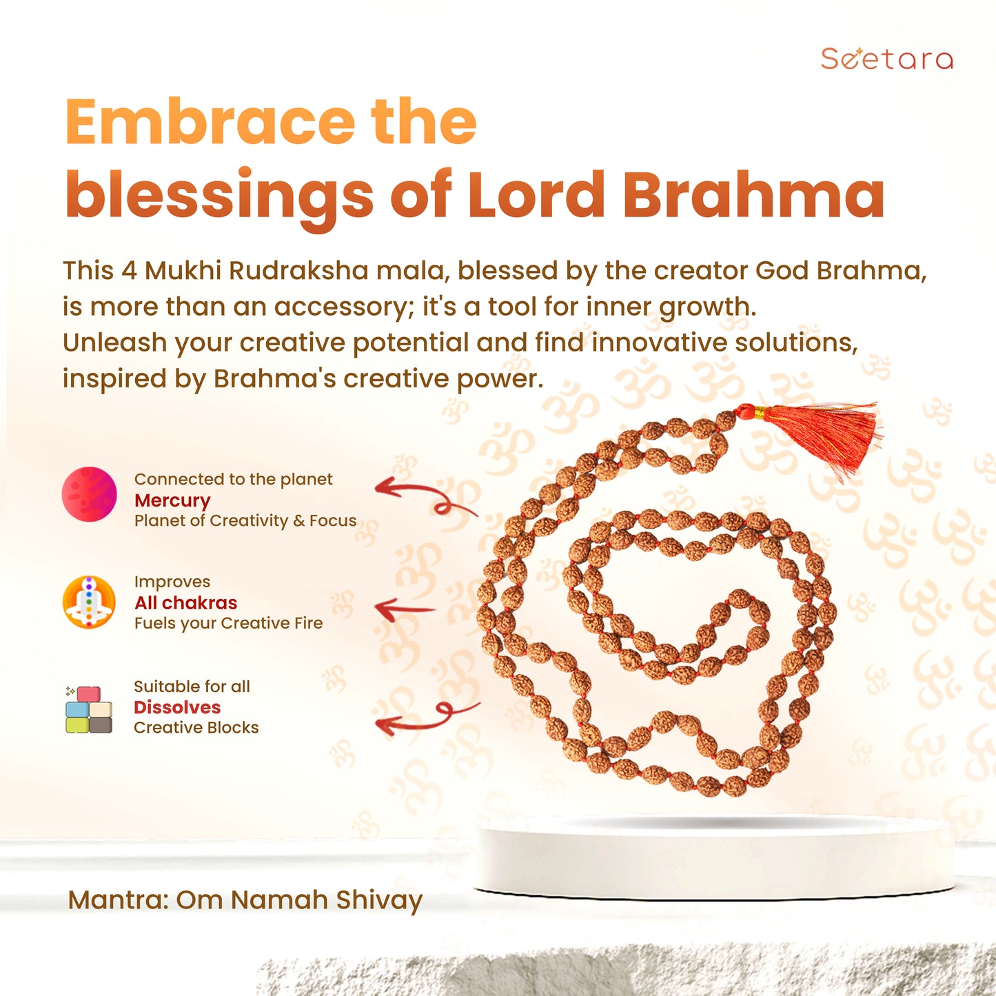 4 Mukhi Rudraksha Mala (Indonesian)