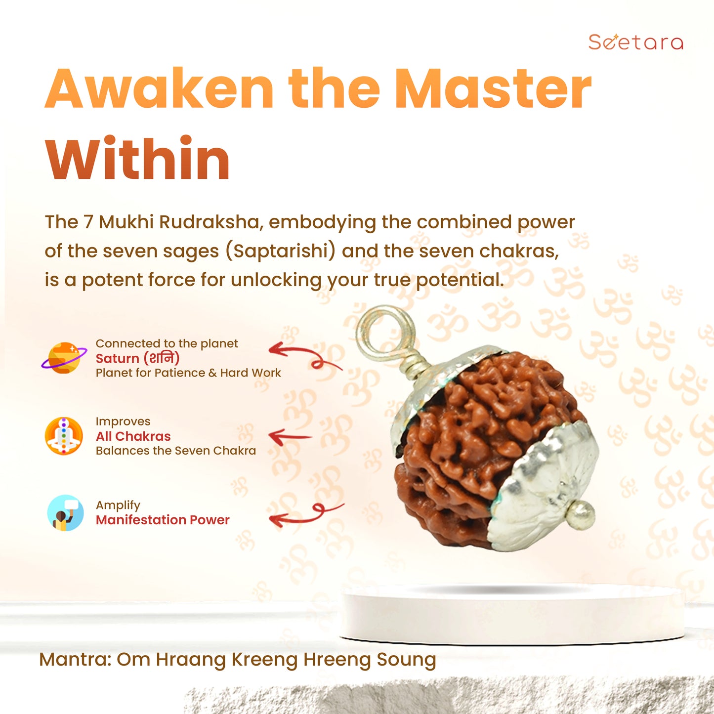 7 Mukhi Rudraksha Dana (Nepali)