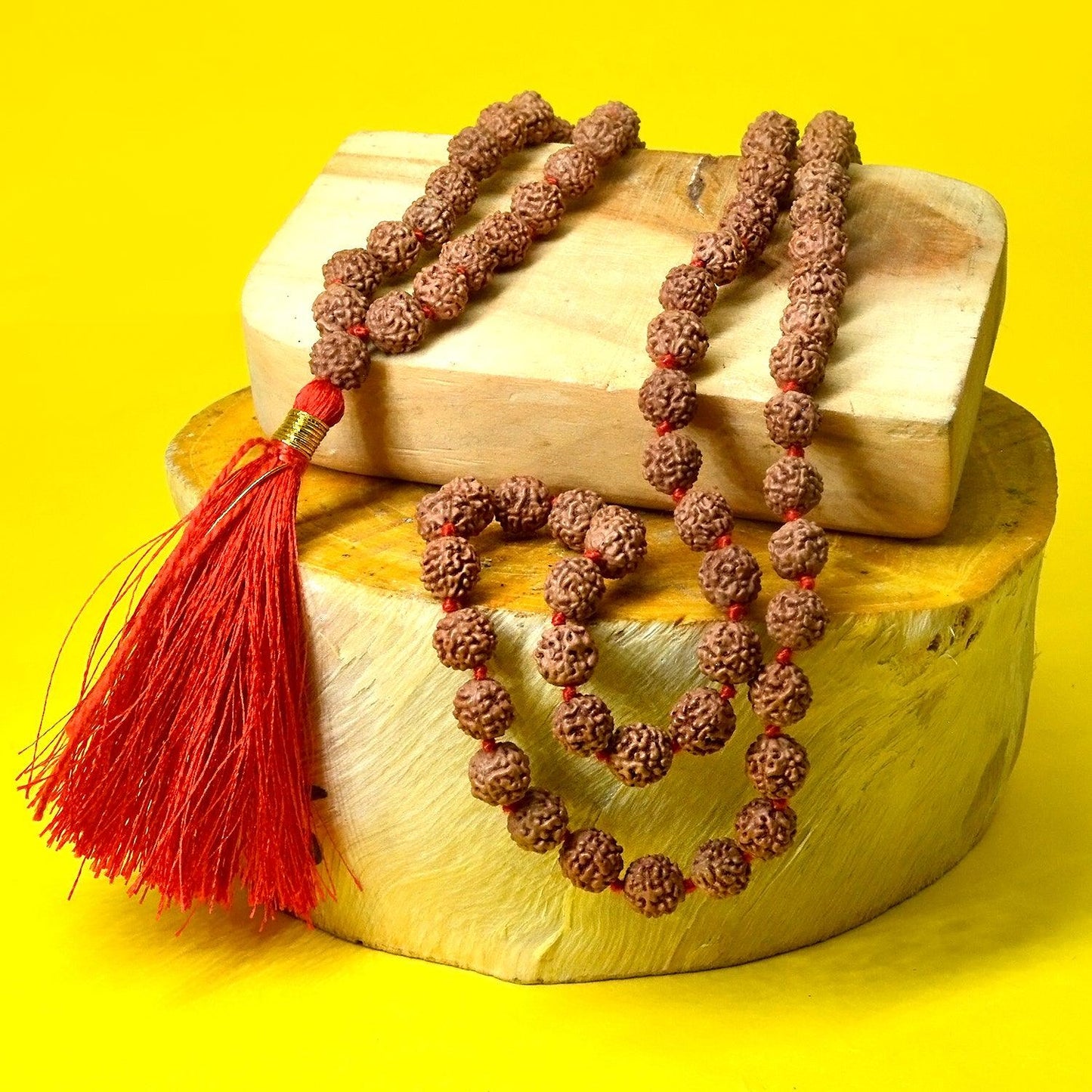 5 Mukhi Rudraksha Mala | 108 Beads - Seetara