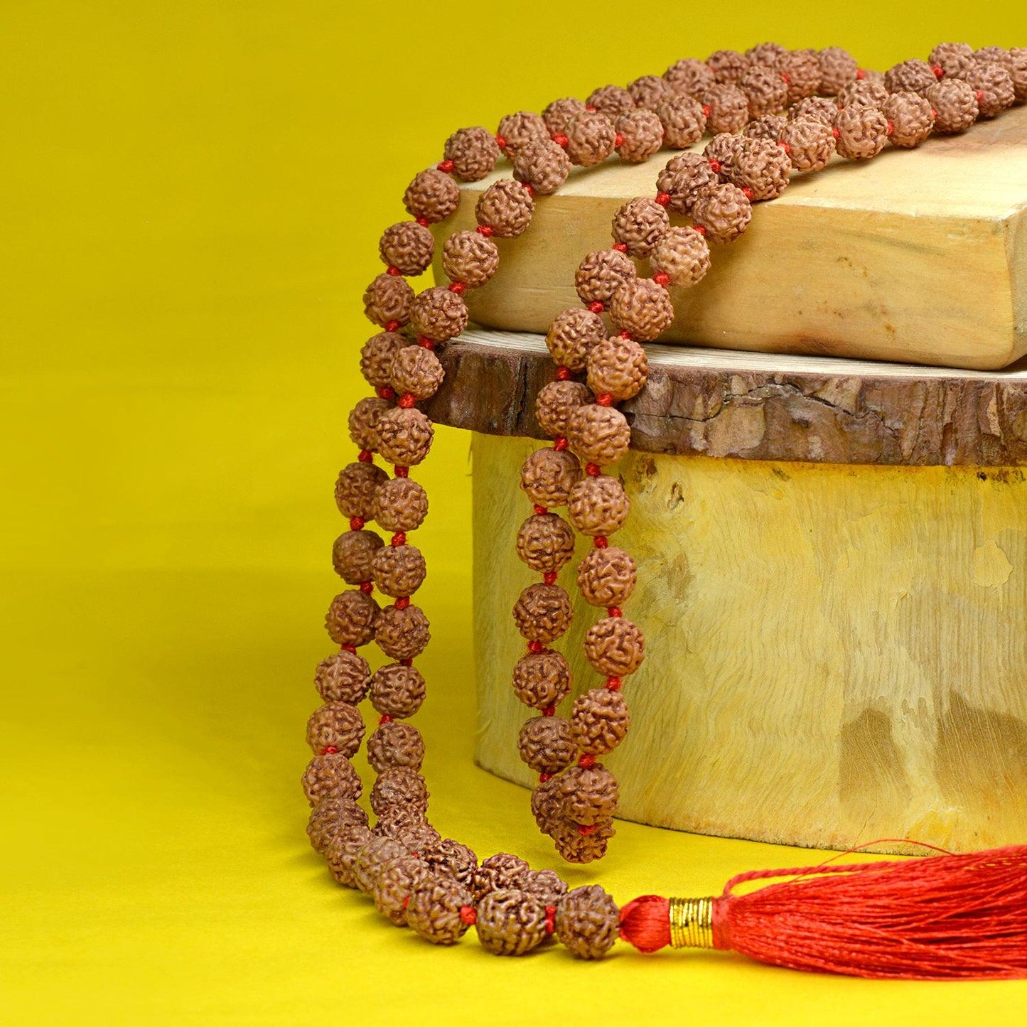 5 Mukhi Rudraksha Mala | 108 Beads - Seetara
