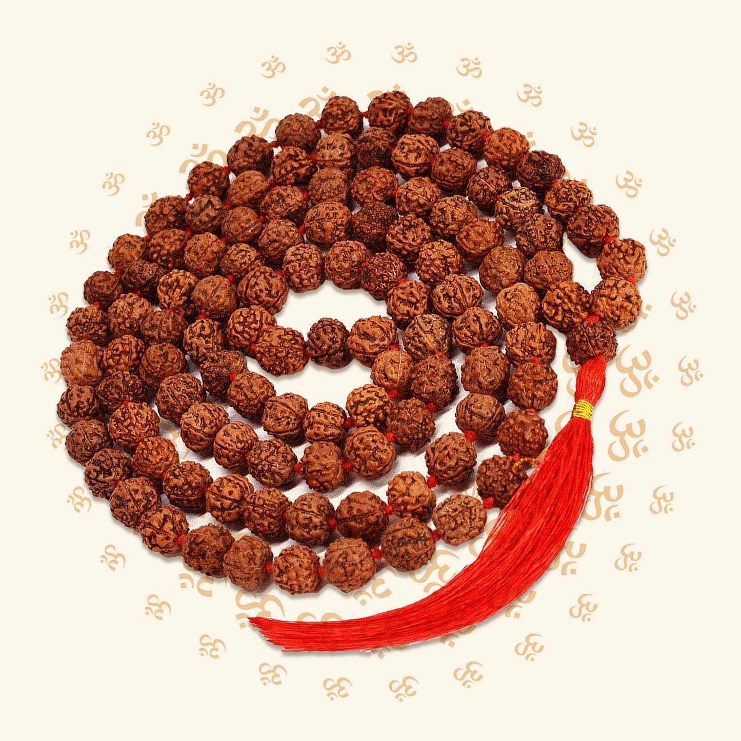 5 Mukhi Rudraksha Mala | 108 Beads (Indonesian)