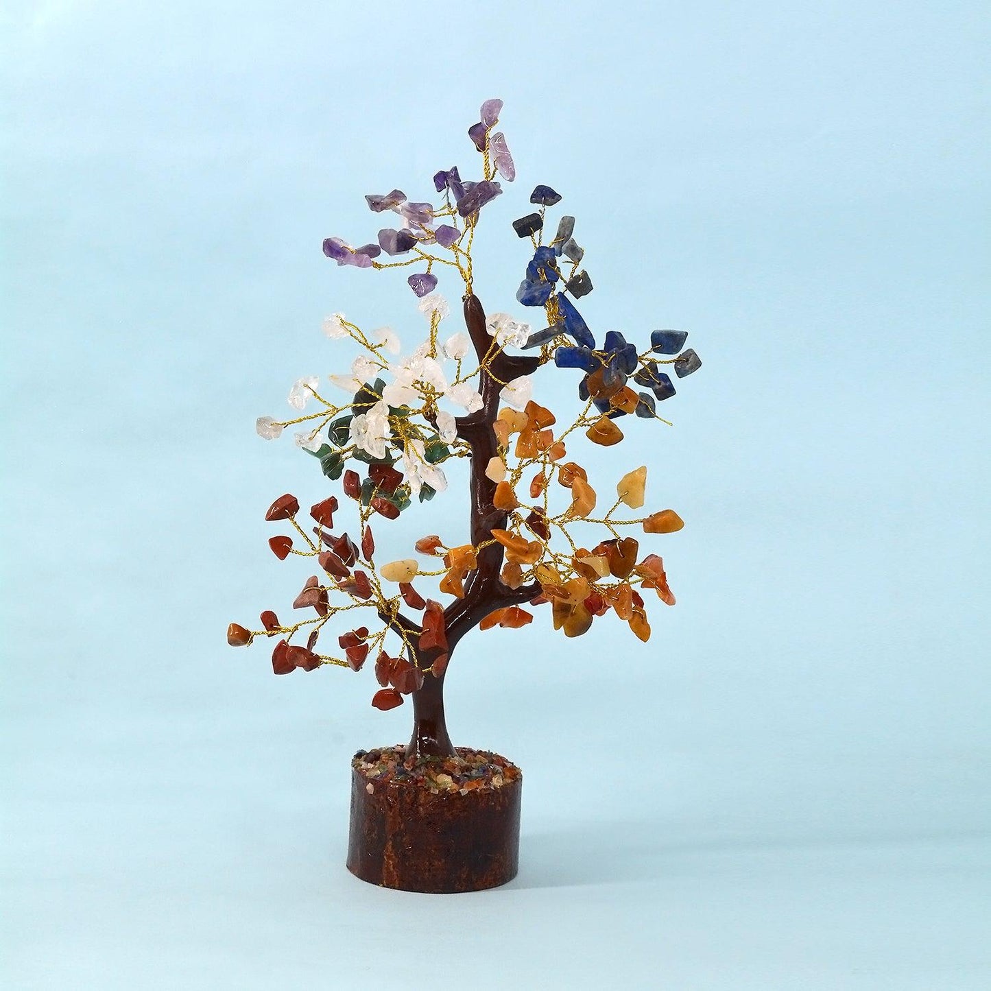 7 Chakra Crystal Feng Shui Healing Tree | 200 Beads | For Balancing & Alignment - Seetara