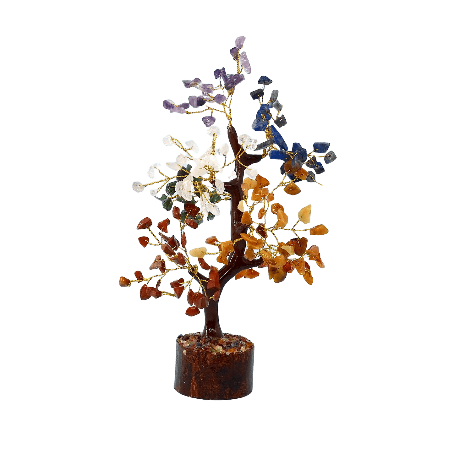 7 Chakra Crystal Feng Shui Healing Tree | 200 Beads | For Balancing & Alignment - Seetara