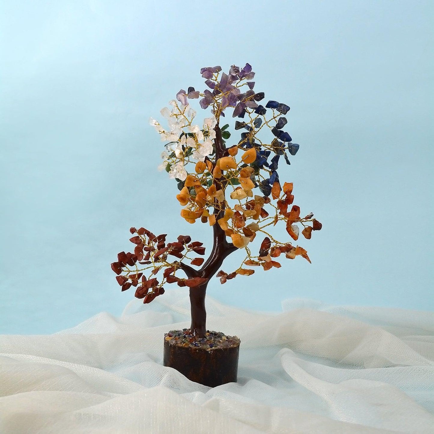 7 Chakra Crystal Tree | 300 Beads | For Balancing & Alignment - Seetara