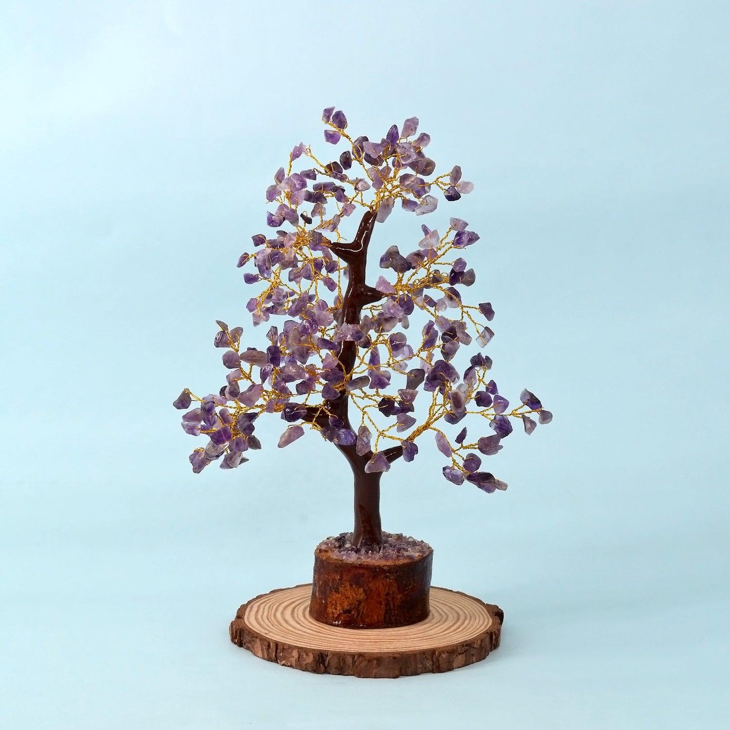 Amethyst Feng Shui Healing Crystal Tree | 300 Beads | For Protection & Concentration - Seetara
