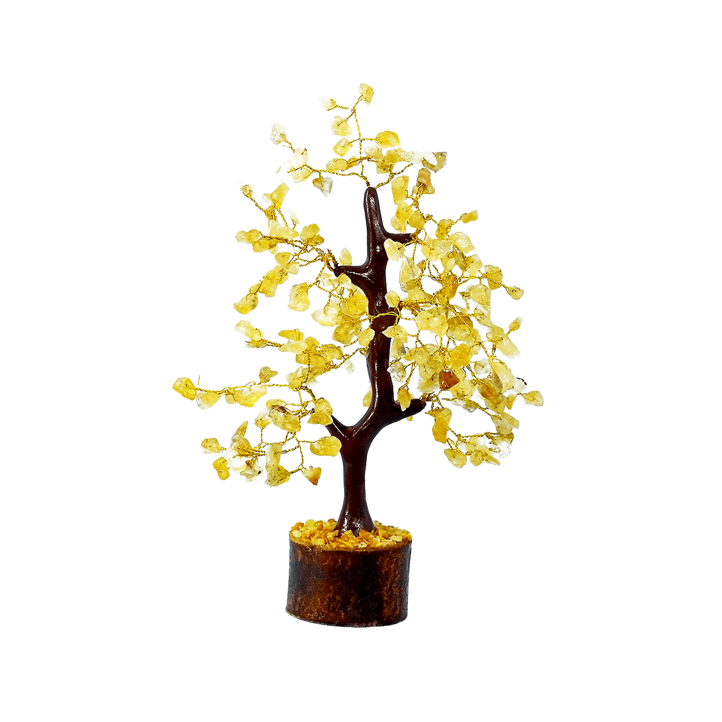 Citrine Crystal Feng Shui Healing Tree | 200 Beads | For Wealth - Seetara