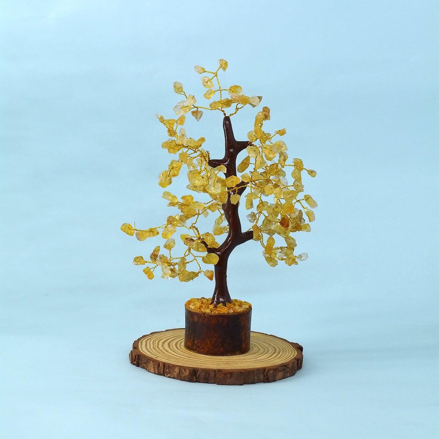 Citrine Crystal Feng Shui Healing Tree | 200 Beads | For Wealth - Seetara