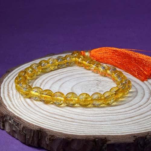 Citrine Rosary Healing Bracelet | For Wealth & Prosperity - Seetara