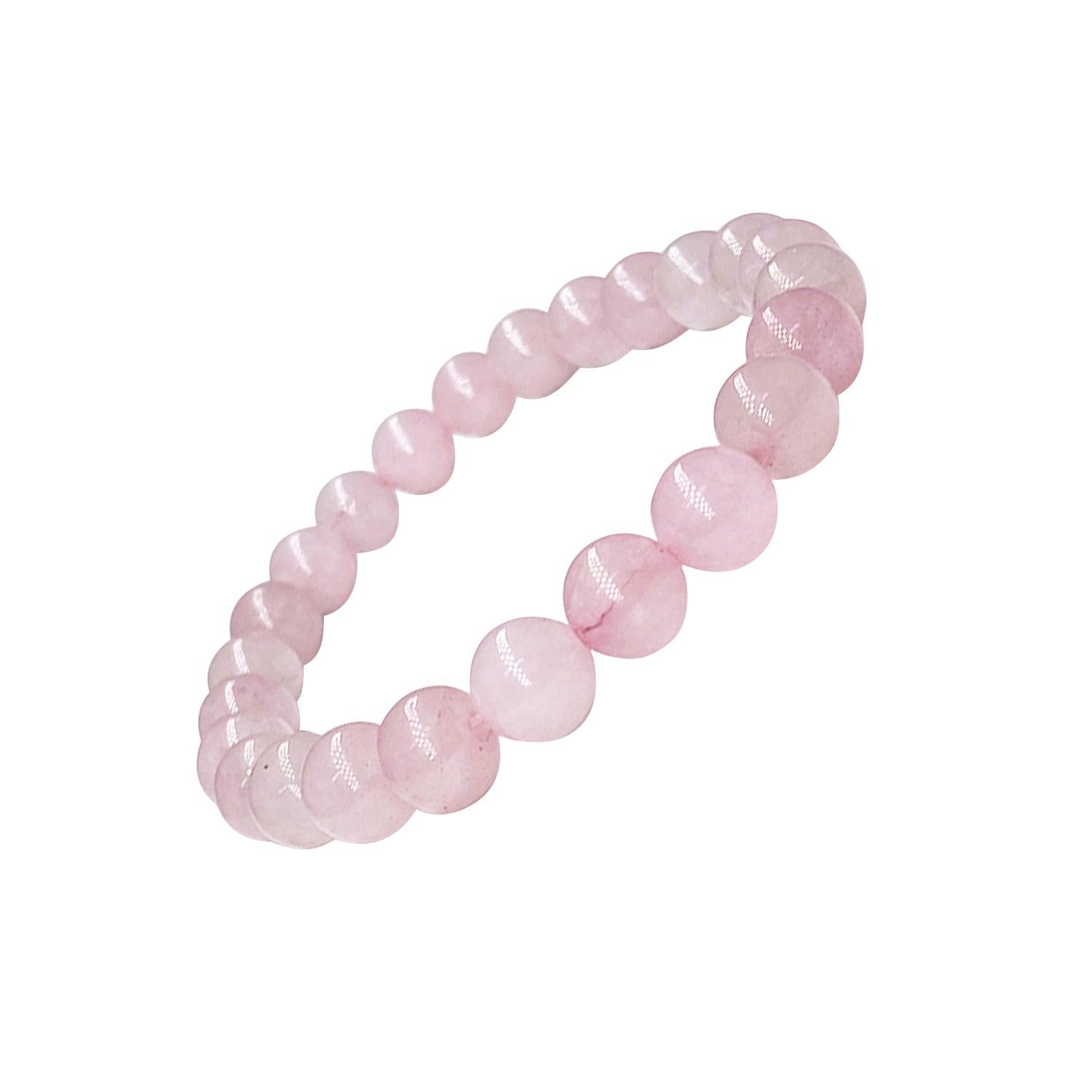 Rose Quartz Healing Crystal Bracelet | For Unconditional Love & Acceptance - Seetara