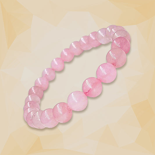 Rose Quartz Healing Crystal Bracelet | For Unconditional Love & Acceptance