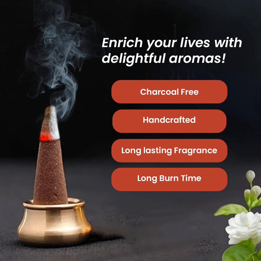 Seetara Dhoop Cones | Chandan - Seetara