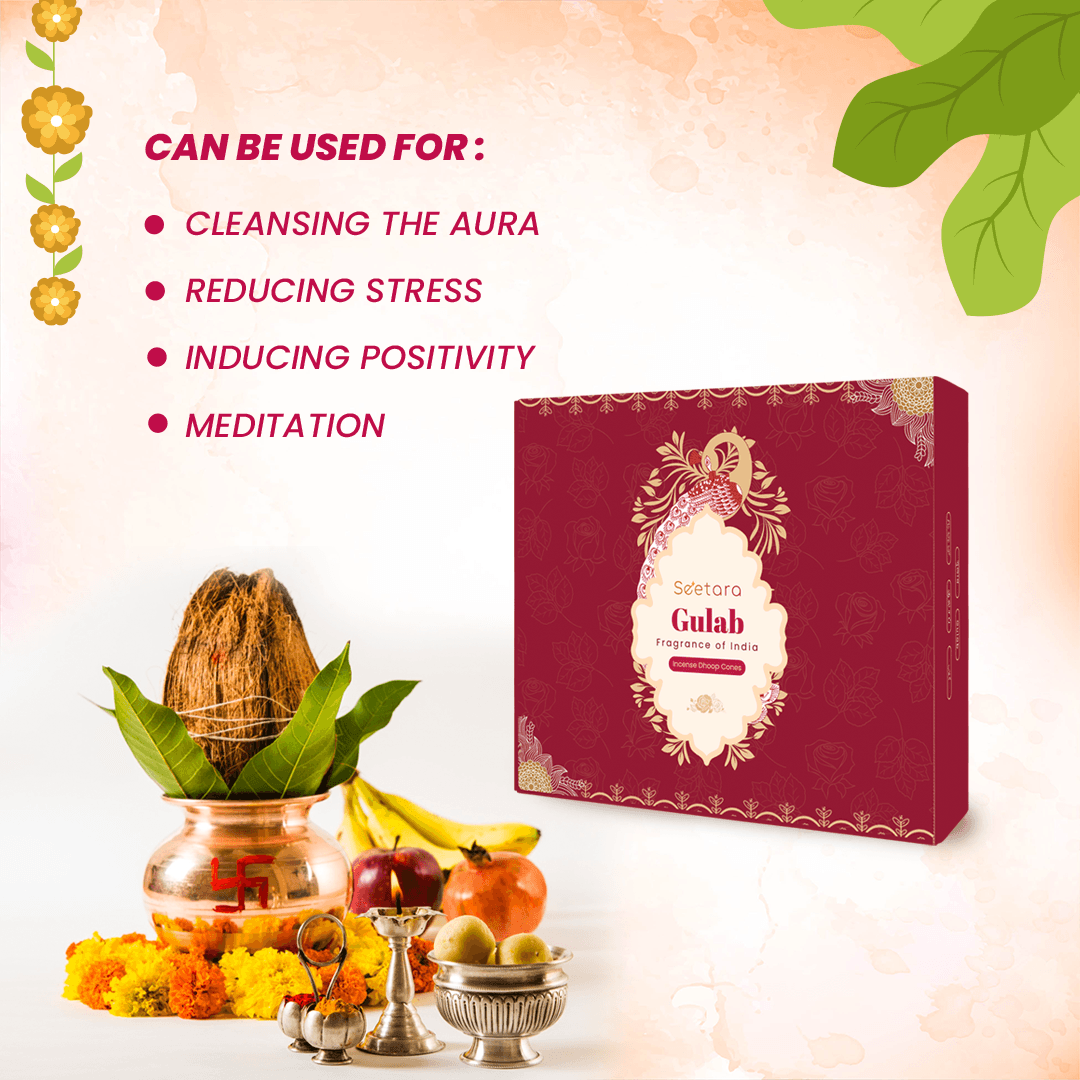 Seetara Dhoop Cones | Rose - Seetara