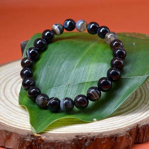 Sulemani Hakik Healing Crystal Bracelet | For Emotional Healing & Stability - Seetara