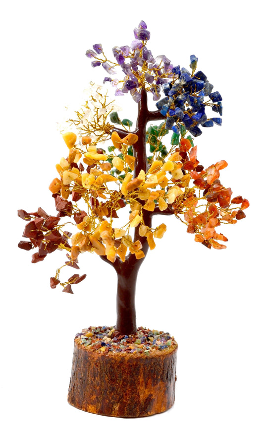 7 Chakra Crystal Feng Shui Healing Tree | For Balancing & Alignment - Seetara