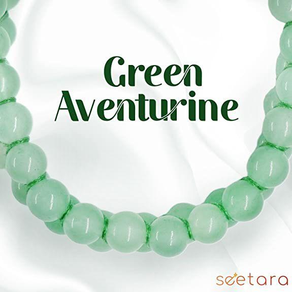 Green Aventurine Double Layered Healing Crystal Bracelet | For Abundance, Prosperity, and Happiness - Seetara