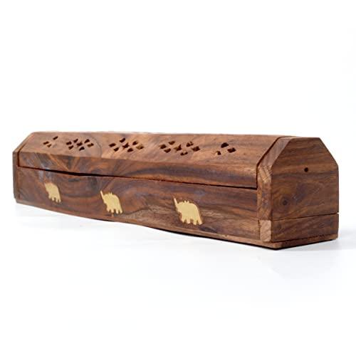 Wooden Carved Agarbatti Stand - Seetara
