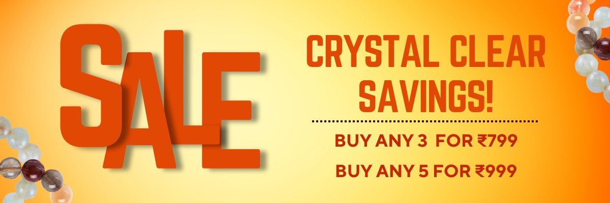 Crystal Clear Savings | Buy 3 for ₹799 or 5 for ₹999