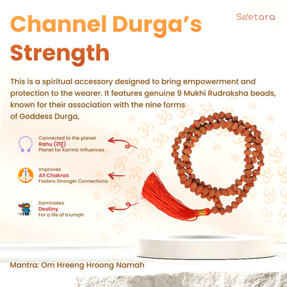 9 Mukhi Rudraksha Mala (Indonesian)