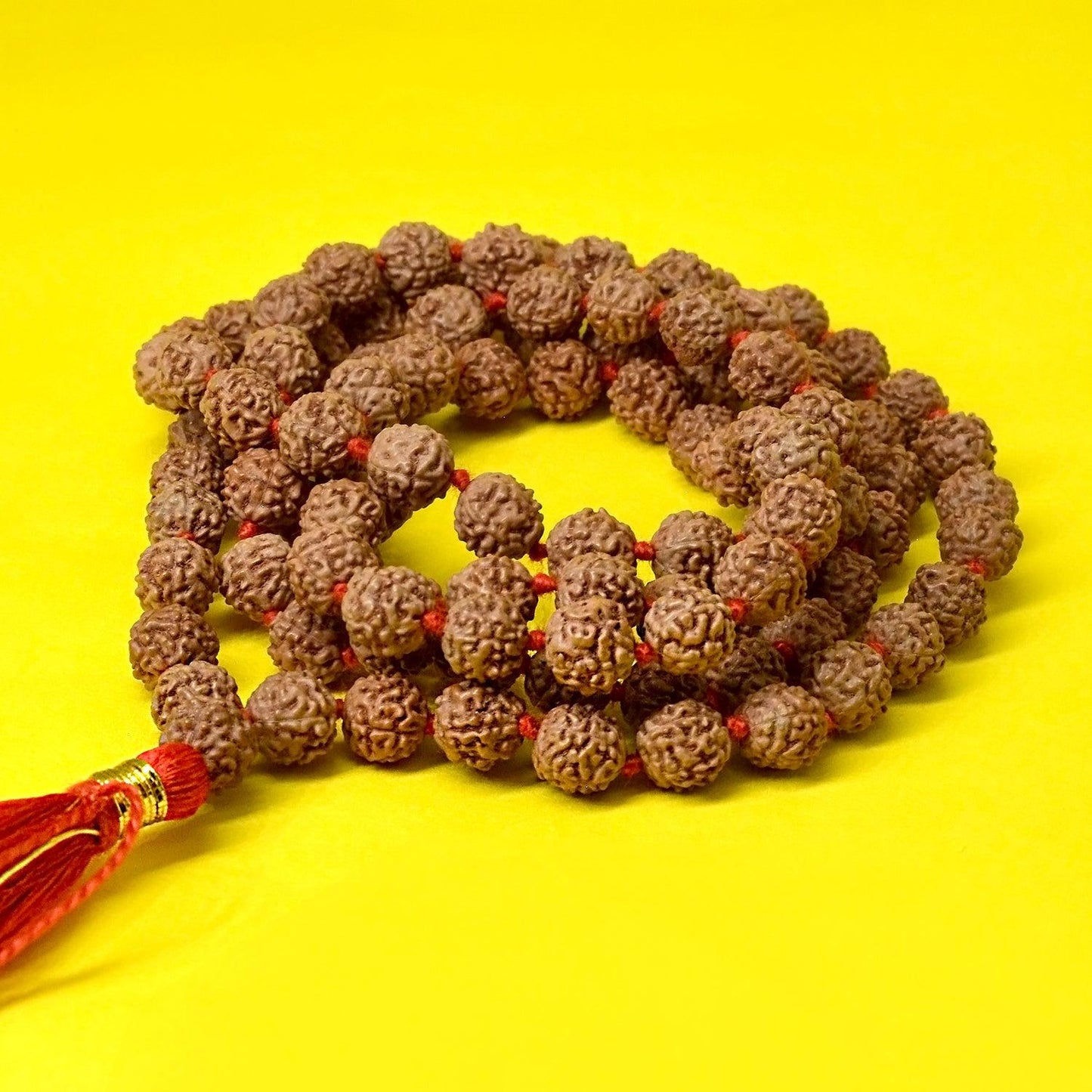 5 Mukhi Rudraksha Mala | 108 Beads - Seetara