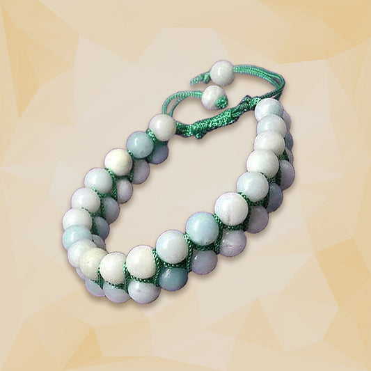 Amazonite Double Layered Healing Bracelet | For Truth and Communication
