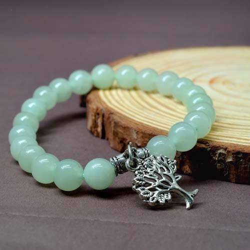 Amazonite Healing Bracelet with Tree Charm | For Truth and Communication - Seetara