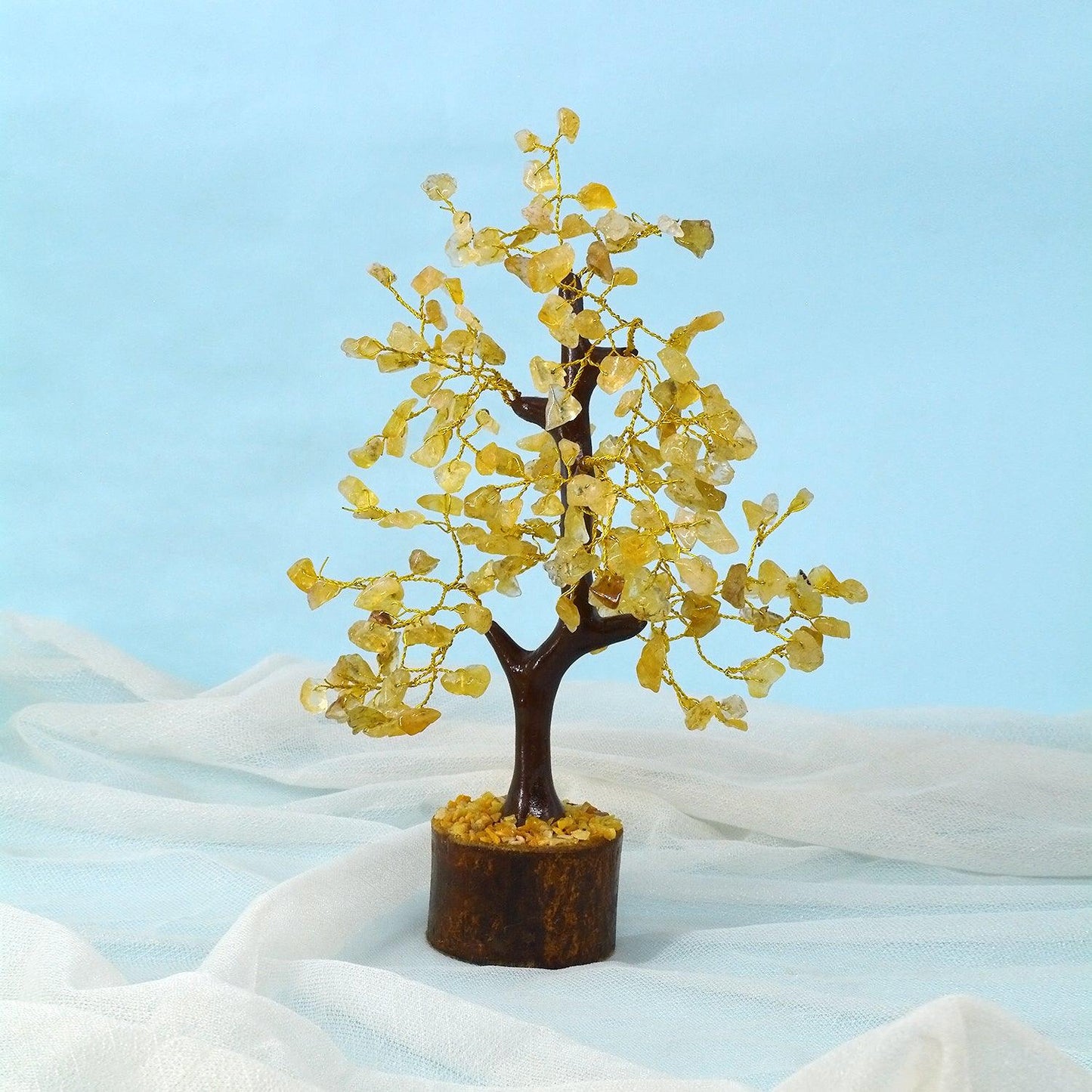 Citrine Crystal Feng Shui Healing Tree | 200 Beads | For Wealth - Seetara