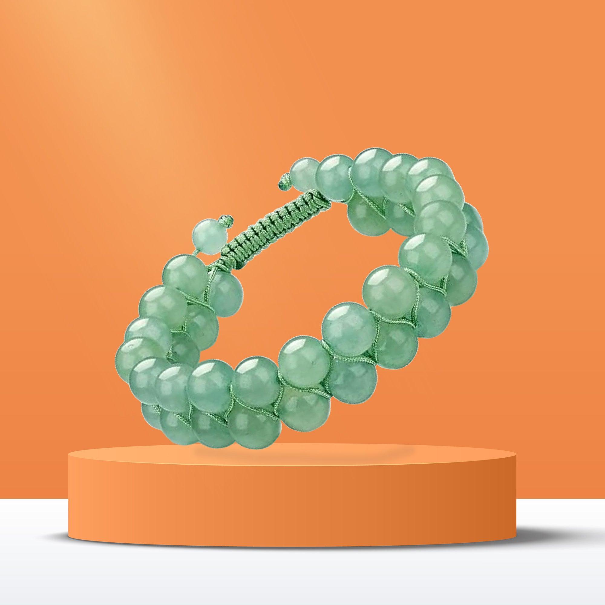 Green Aventurine Bracelet, 8.5 Mm Natural Stones at Best Price in Anand |  Gemstone Factory
