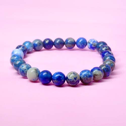 Lapis Lazuli Healing Crystal Bracelet | For Concentration & Clarity - Seetara