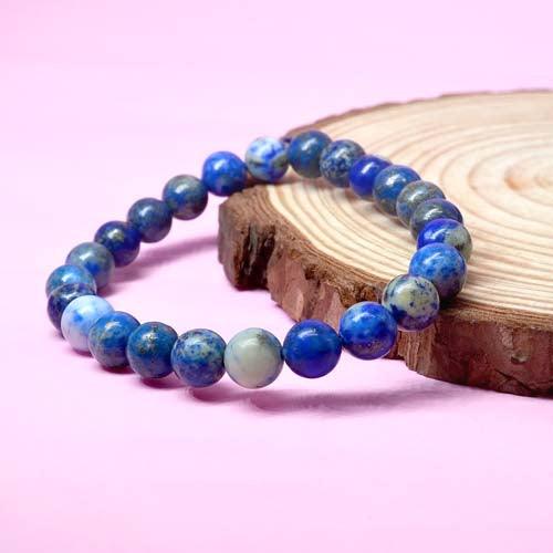 Lapis Lazuli Healing Crystal Bracelet | For Concentration & Clarity - Seetara