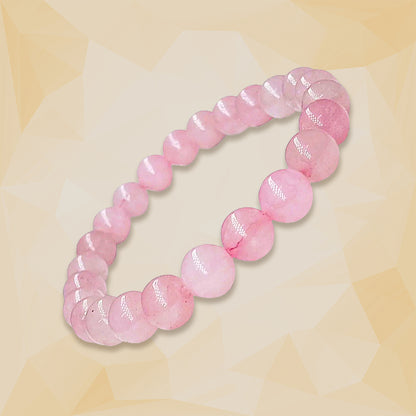 Rose Quartz Healing Crystal Bracelet | For Unconditional Love & Acceptance