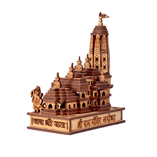 Seetara Ram Mandir Ayodhya | Ideal for Home Temple | Home Decor & Gifts | Intricate Craftsmanship & Locally Sourced - Seetara