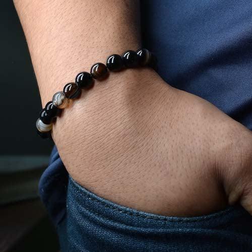 Sulemani Hakik Healing Crystal Bracelet | For Emotional Healing & Stability - Seetara