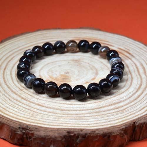 Sulemani Hakik Healing Crystal Bracelet | For Emotional Healing & Stability - Seetara