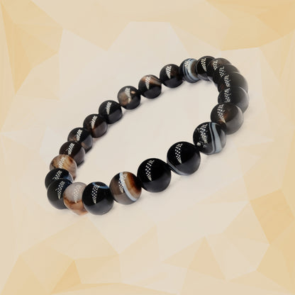 Sulemani Hakik Healing Crystal Bracelet | For Emotional Healing & Stability