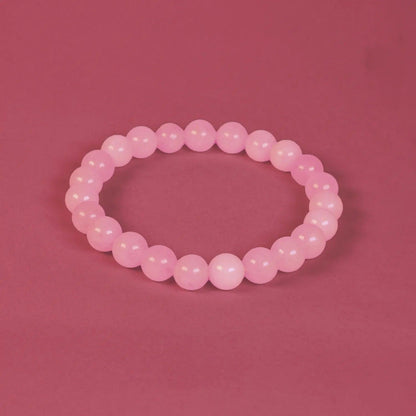 Valentine's Day Love In The Stars Combo: Rose Quartz & Clear Quartz Couple’s Bracelet - Seetara