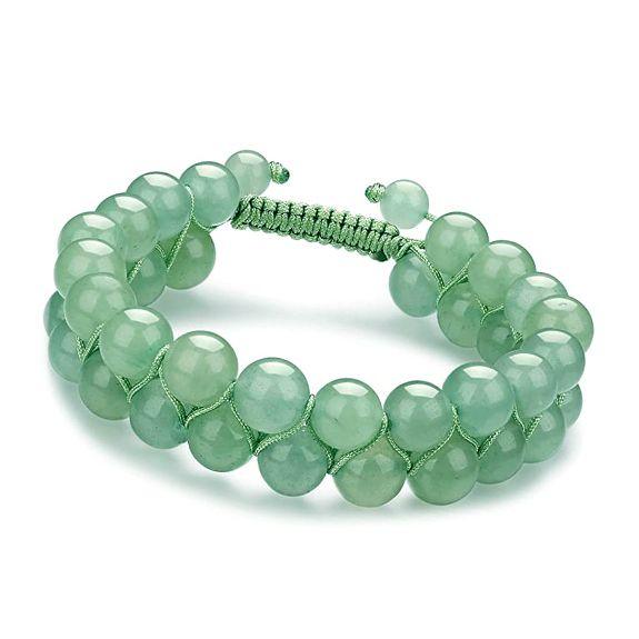 Green Aventurine Double Layered Healing Crystal Bracelet | For Abundance, Prosperity, and Happiness - Seetara